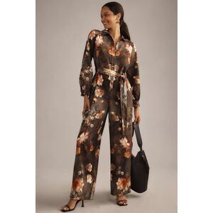 New Anthropologie Ranna Gill Long-Sleeve Jumpsuit sz Medium